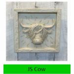 JS Cow Wall Plaque 23cm x 23cm