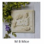 M B Mice Wall Plaque 23cm x 23cm