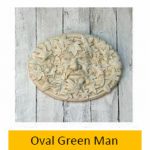 Oval Green man Wall Plaque  24cm x 33cm