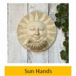 Sun Hands Wall Plaque 18cm x 18cm