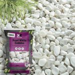 Pearl White Cobbles 50-70mm