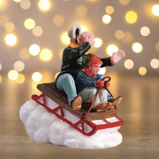Sledding with gramps