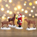 Santa Feeds Reindeer