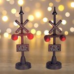 Lemax Railway stop light set of 2