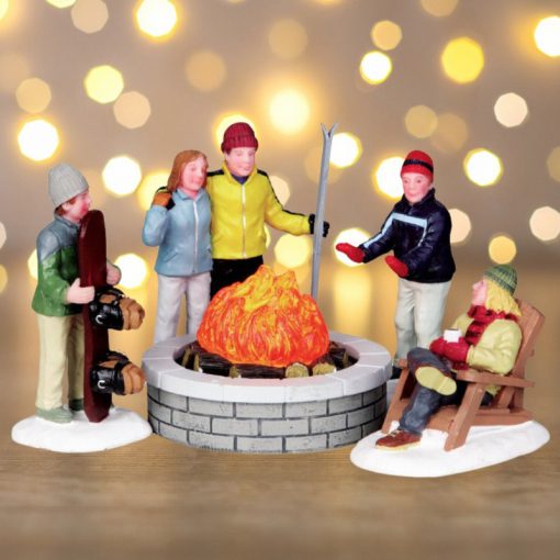 Lemax Firepit set of 5