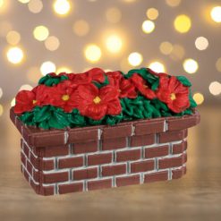 Lemax Poinsettia planter