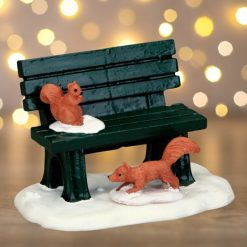 Lemax Park bench in winter