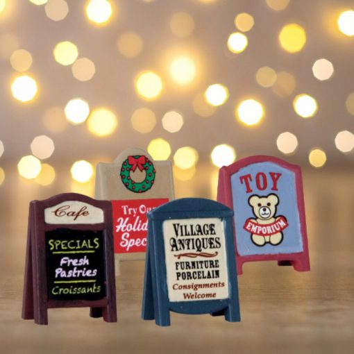 Lemax Village Signs