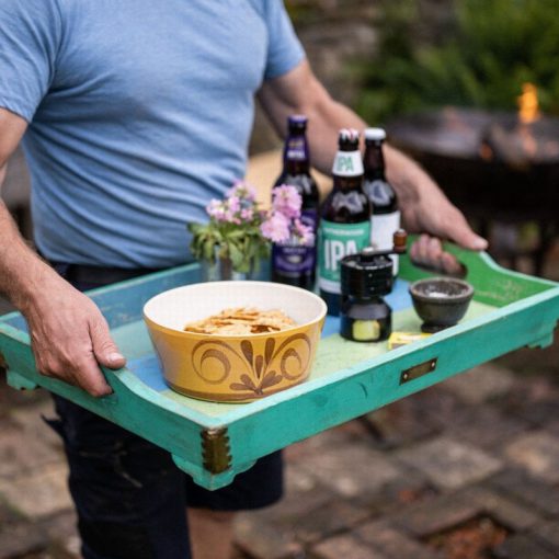 Kadai Teak Tray Table - Image 3