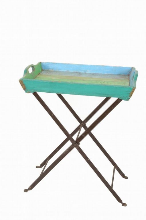 Kadai Teak Tray Table - Image 2