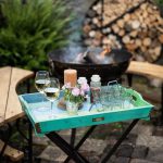 Kadai Teak Tray Table
