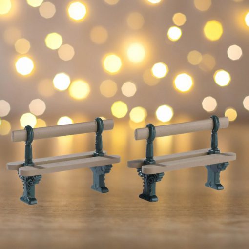 Lemax Double seated bench pack of 2