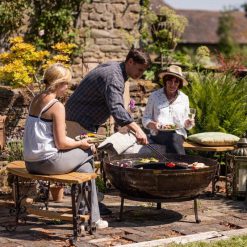 Alternative view of Kadai Curved Bench