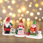 Lemax Christmas garden gnomes