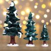 Lemax Christmas evergreen tree set of 3