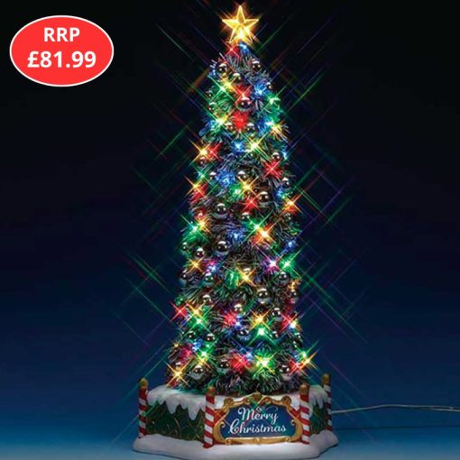 Lemax Majestic Christmas Tree battery operated