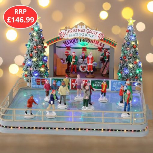 Lemax Christmas Grove Skating Rink