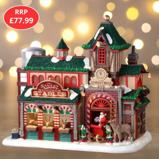 Lemax Santa's Reindeer Stables