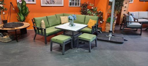 RETRO ALUMINIUM COMPACT CASUAL DINING SET