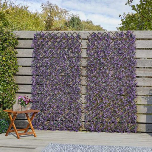 VIVID VIOLET 180X 90 TRELLIS