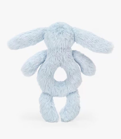 Jellycat- Bashful Blue Bunny Ring Rattle - Image 2