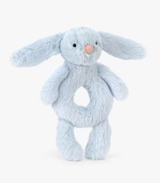 Jellycat- Bashful Blue Bunny Ring Rattle