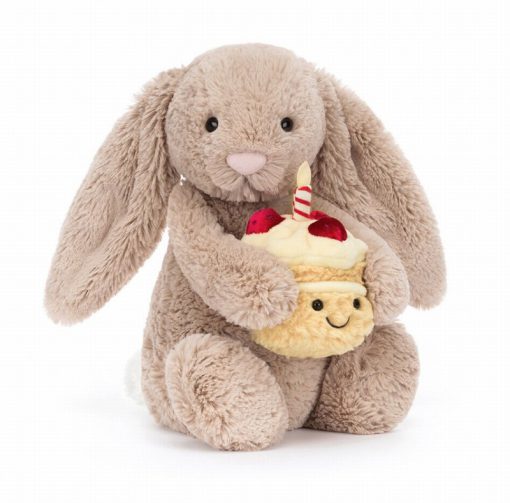 Jellycat- Bashful Beige Bunny Birthday