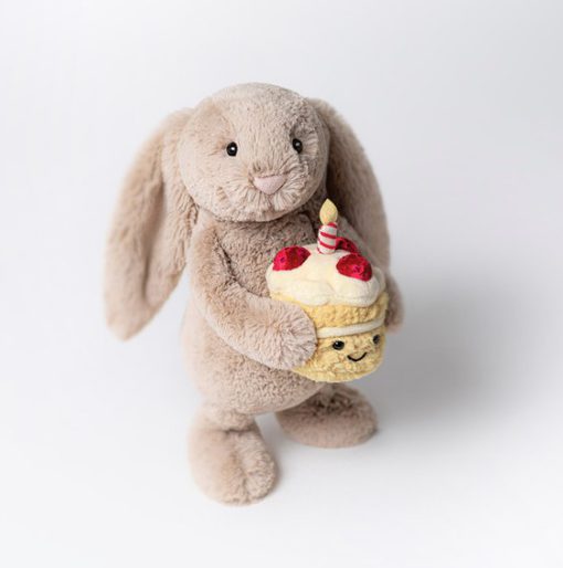 Jellycat- Bashful Beige Bunny Birthday - Image 2