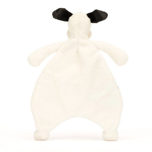 Jellycat- Bashful Black and Cream Puppy Comforter - Image 3