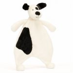 Jellycat- Bashful Black and Cream Puppy Comforter