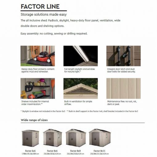 Factor Shed 8x8 - Image 2
