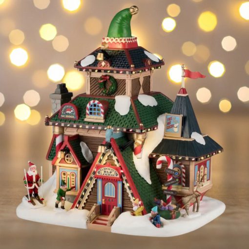 Lemax- Elwood's Elf Lodge