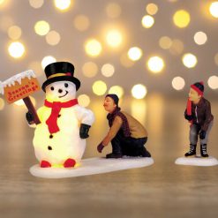 Lemax- Frosty's friendly greeting