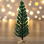 Lemax- Green juniper tree