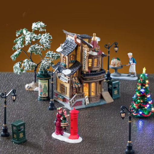 Lemax- Lucy's chocolate shop set