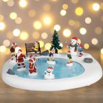 Lemax- Northern Lights skating pond