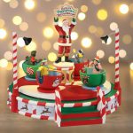 Lemax- Santa's peppermint teacup spinner