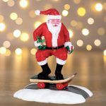 Lemax- Skateboard Santa