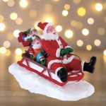 Lemax- Sledding with santa