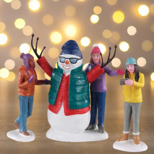 Lemax- Snowman selfie