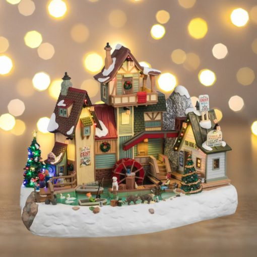 Lemax- The rocky river grist mill