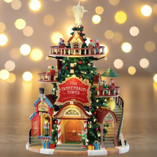 Lemax- The Tannenbaum Tower Christmas Shops
