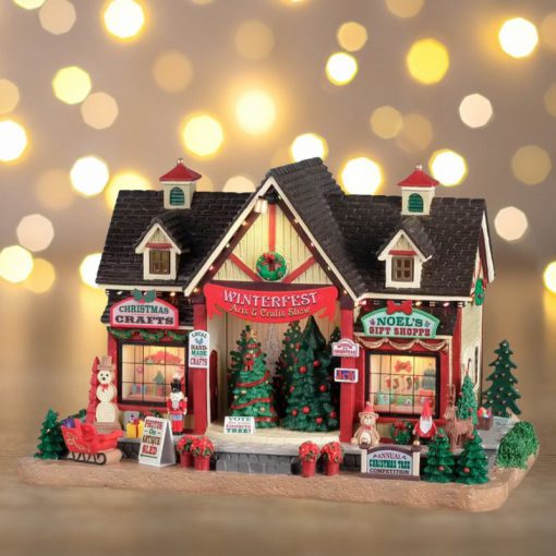 Winterfest arts & crafts show with 4.5V adaptor