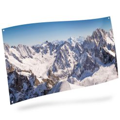 My Village -  Mountain Peaks cloth background