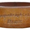 Errington Reay Low Round Planter Old Leather S2
