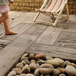Alternative view of Sleeper Wood Effect Paving 225x225