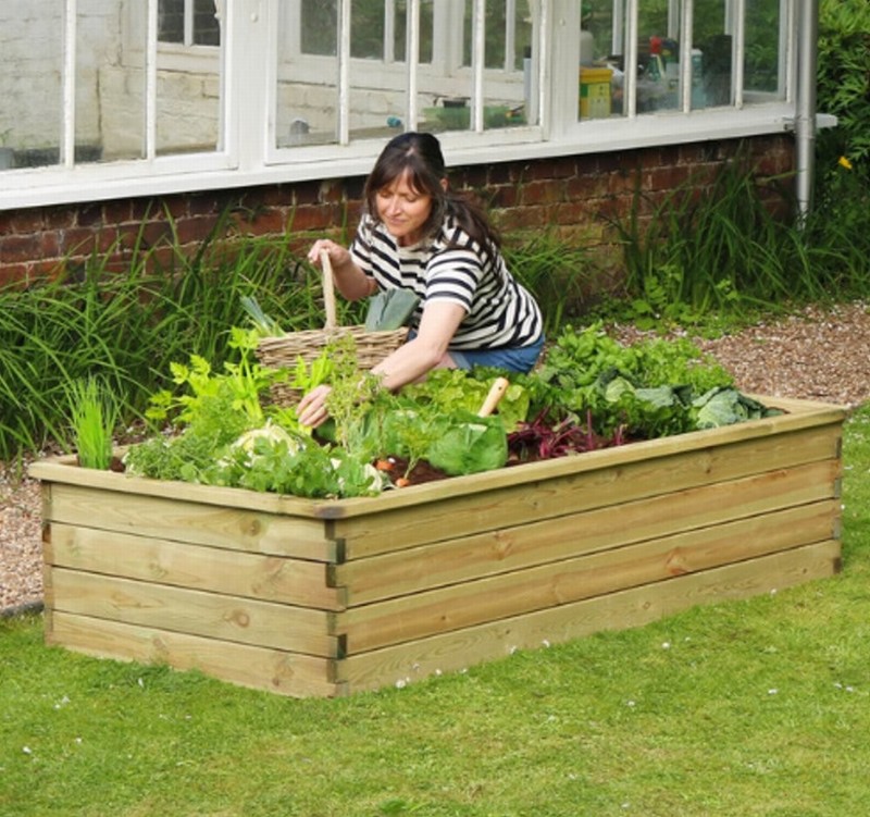 Sleeper Raised Bed 1.8m x 45cm x 45cm