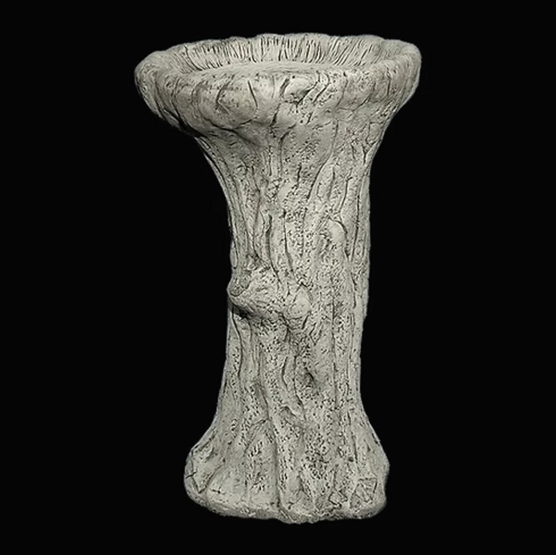 Tall Stump Birdbath