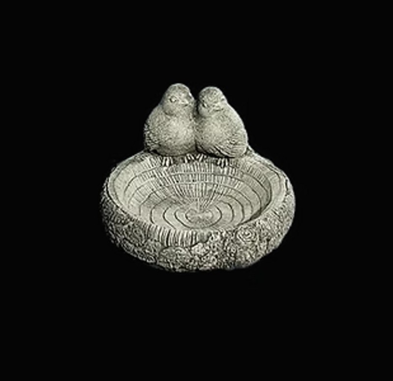 Twin Bird Birdbath