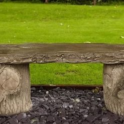Tree Trunk Bench